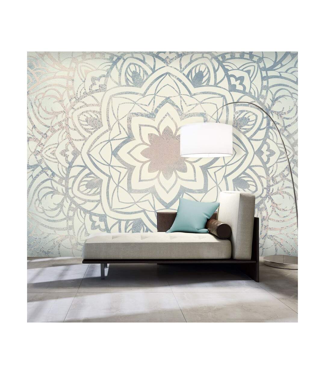 Papier Peint XXL Winter Mandala 280x500cm-1