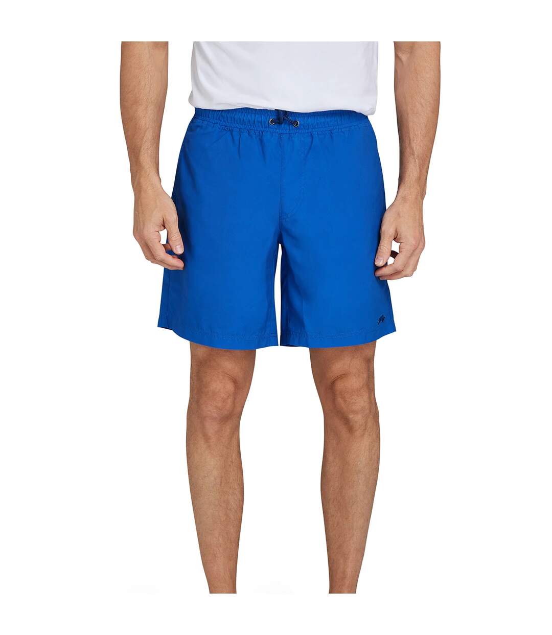 Short de bain uni pour hommes bleu cobalt Raging Bull