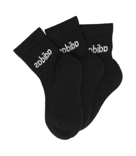 Lot De 3  Chaussettes Linear Adulte Noir Adidas