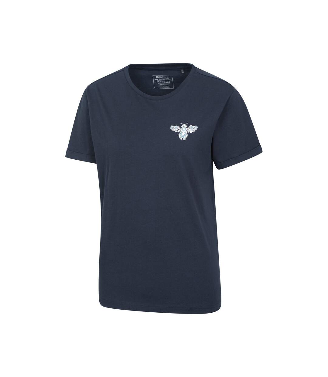 T-shirt Femme Bleu Marine Mountain Warehouse-3
