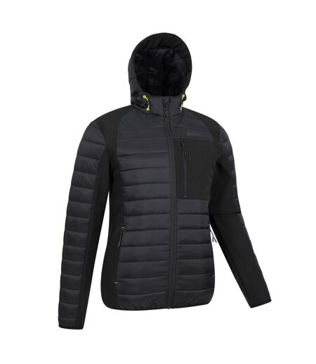 Doudoune matelassée turbine homme noir Mountain Warehouse