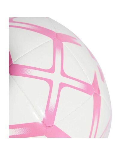 Starlancer Club Patterned Football 4 White Pink Adidas