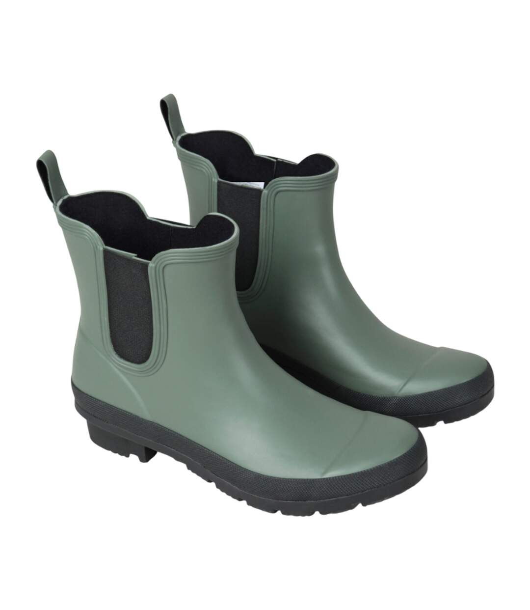 Bottes de pluie step femme vert kaki Mountain Warehouse-1