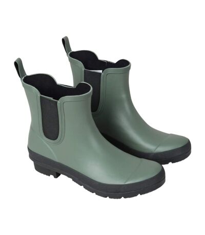 Bottes de pluie step femme vert kaki Mountain Warehouse