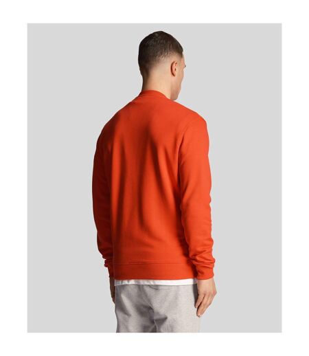 Sweat Homme Orange Vif Lyle & Scott