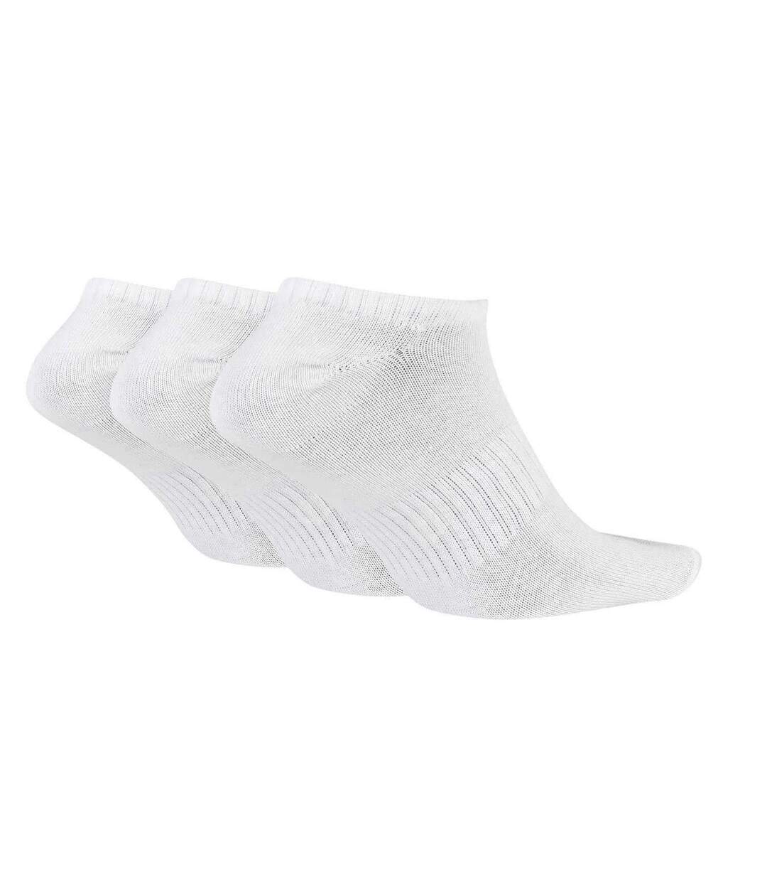 Lot De 3  Socquettes Discrètes Homme Blanc Nike-2