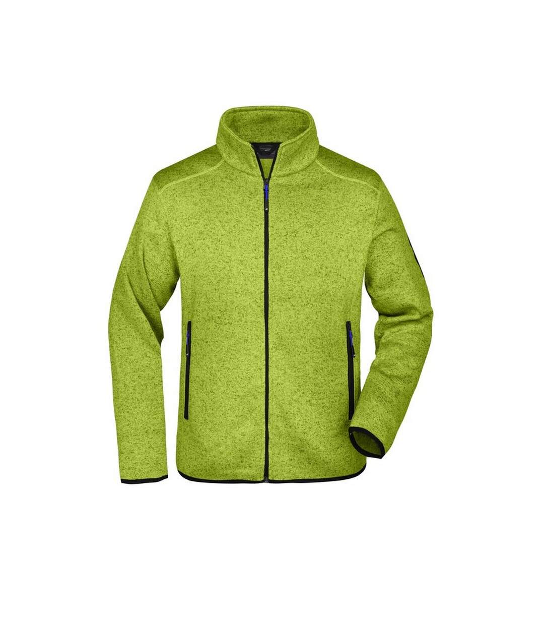 Veste Polaire Homme Bleu Roi Jaune Vif Chiné James And Nicholson-1