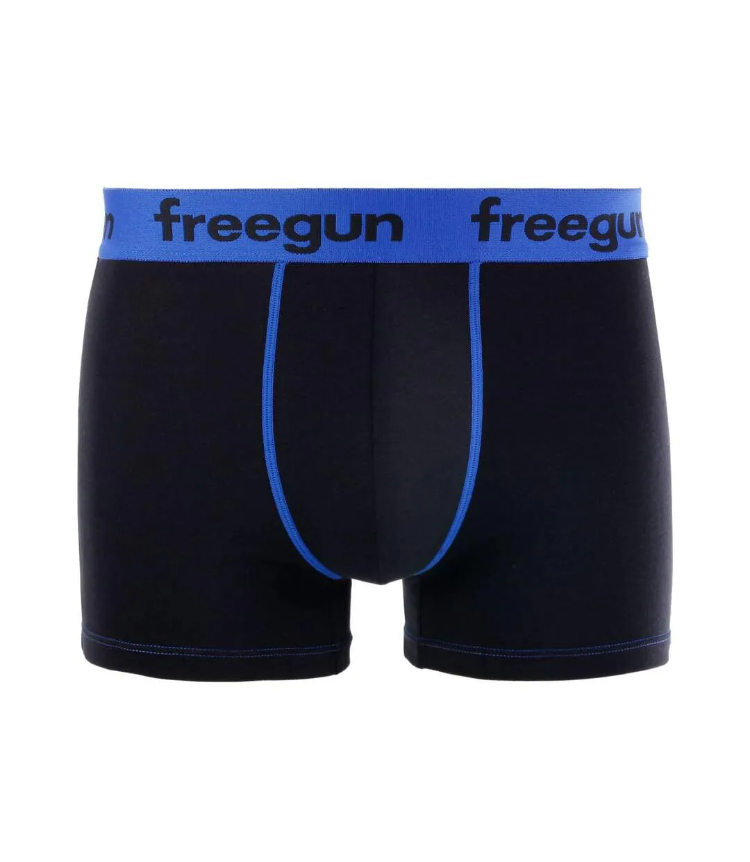 Lot de 4 Boxers homme coton Bleu Freegun-3