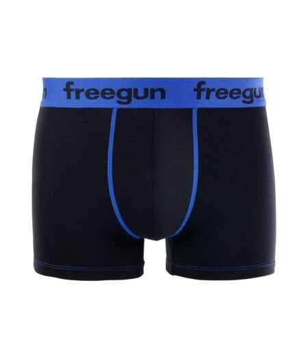 Lot de 4 Boxers homme coton Bleu Freegun