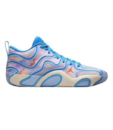 Chaussures De Basket Motif/style Tie-dye Homme Bleu Blanc Cassé Tie-dye Air
