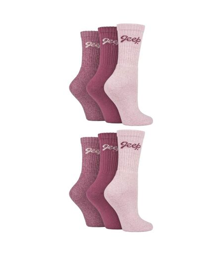 Ladies 6 Pack Hiking Boot Socks | Cotton Socks for the Outdoors