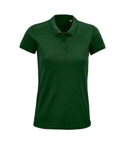 SOLS Womens/Ladies Planet Polo Shirt (Bottle Green)