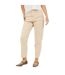 Womens/ladies Cotton Raw Hem Mom Jeans Sand Brave Soul-2