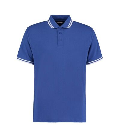 Polo Homme Bleu Roi Blanc Kustom Kit