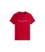 T-shirt Motif/style Logo Sur Poitrine Femme Rouge Tommy Hilfiger-1