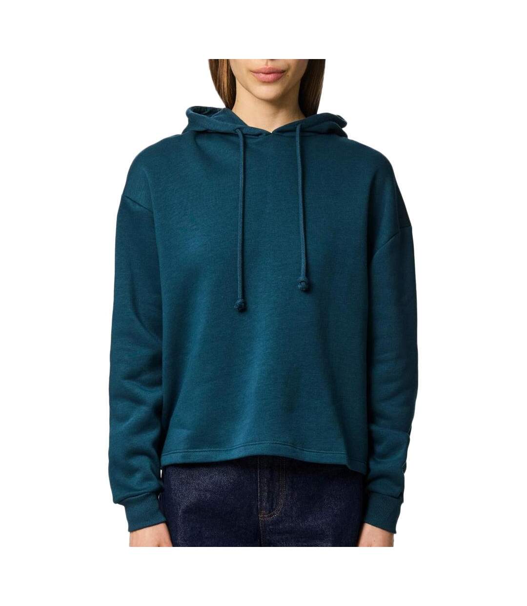 Sweat vert foncé femme pieces pcchilli-1