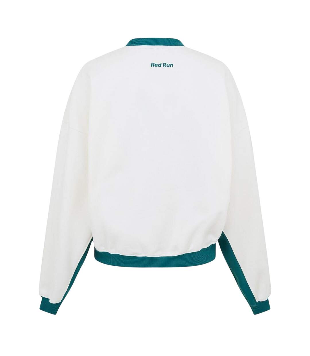 Sweat Femme Vert Kaki Red Run-3