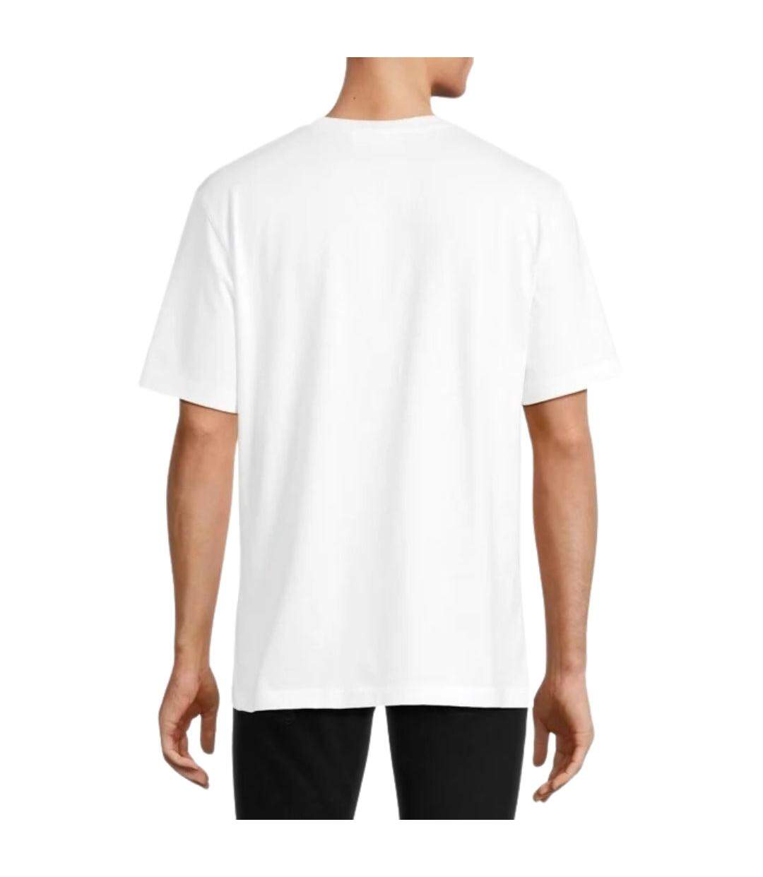T-shirt Motif/style Logo Homme Blanc Rouge DSquared2-4