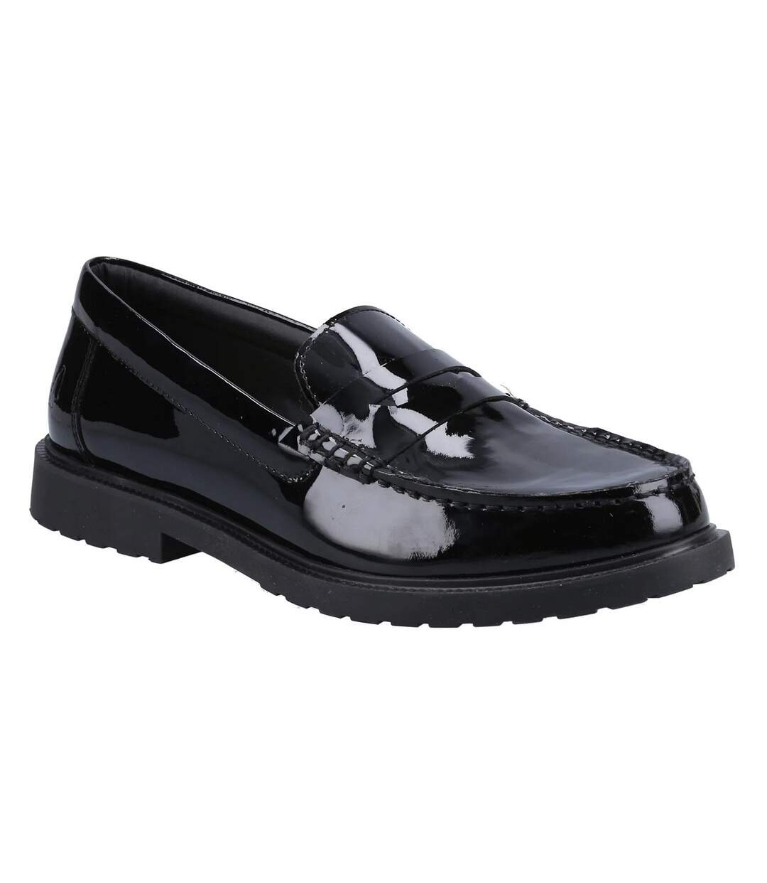 Mocassins Verity Femme Noir Verni Hush Puppies-1
