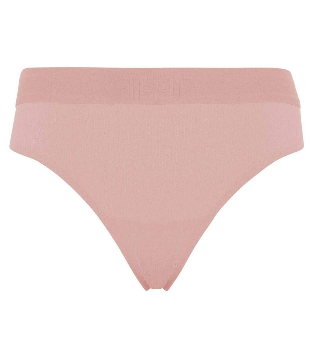 String Femme Rose Poudré Wolford-2