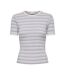 T-Shirt blanc/bleu femme jdy lada-1