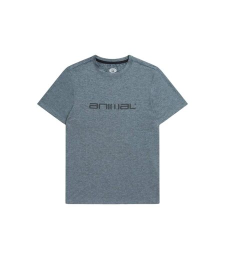 Mens Latero Logo Swimming T-shirt Pale Blue Animal