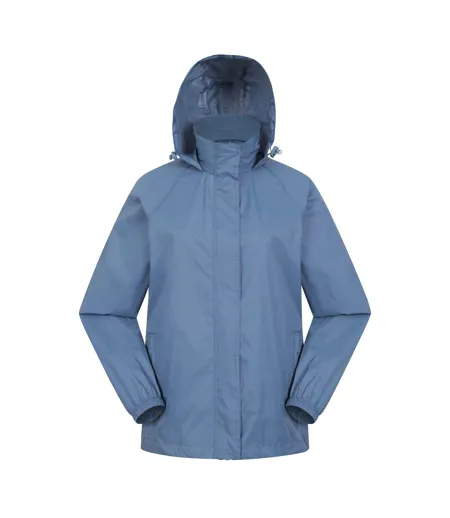 Womens/ladies Pakka Ii Waterproof Jacket Blue Mountain Warehouse
