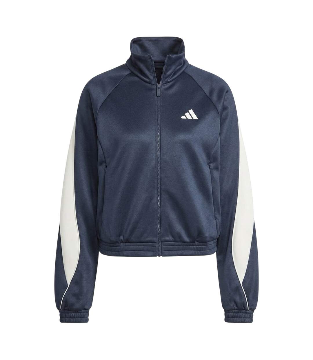 Womens/ladies Tracksuit Top Navy Adidas-2