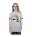 Disney Womens/Ladies Winnie The Pooh And Piglet Happy Halloween Cotton Boyfriend T-Shirt (Gris sportif) - UTBI47444-2