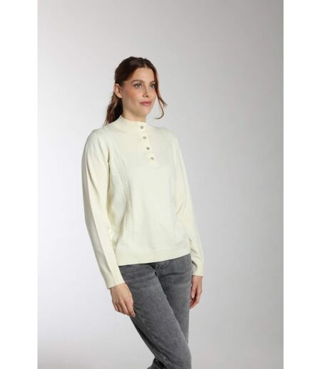Pull Lady  | Gerard Pasquier Avec Col Pattes De Boutonnière | Gerard Pasquier
