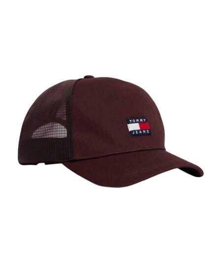 Logo Adjustable Trucker Cap Brown Tommy Jeans