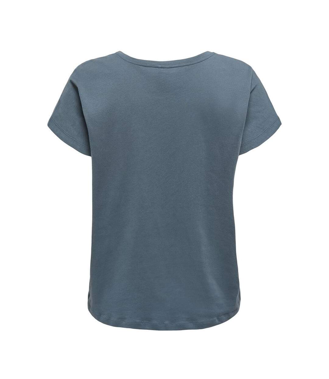 T-Shirt bleuté femme only paub-2