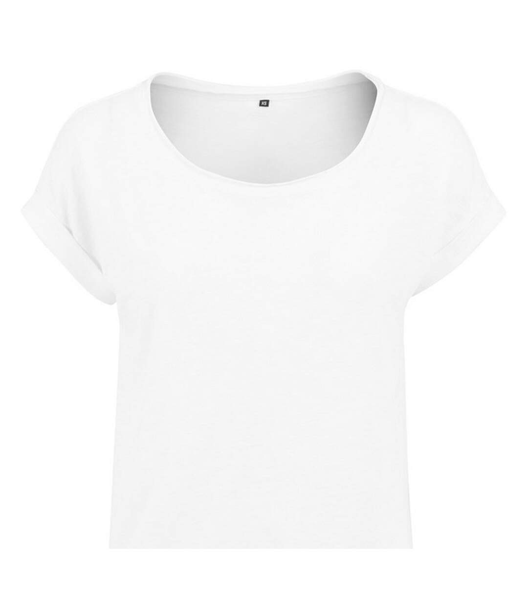 T-shirt Femme Blanc Build Your Brand-2