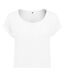 T-shirt Femme Blanc Build Your Brand-2