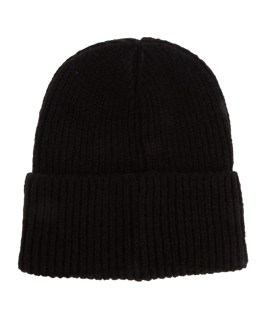 Mens Turned Up Cuff Beanie Black Adidas-2