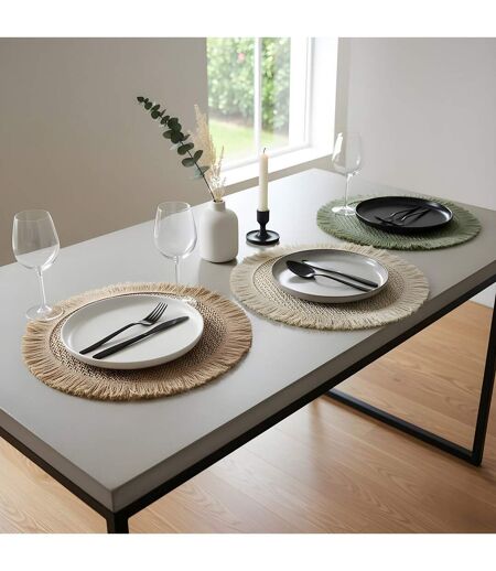 Set de Table en Papier Pepita 38cm Naturel