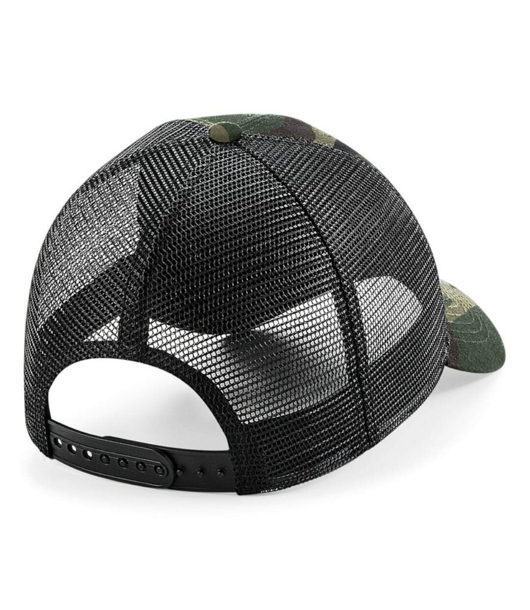 Casquette vert kaki/noir/marron Beechfield