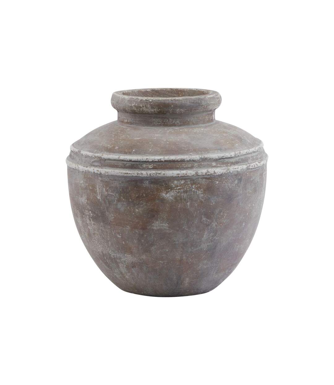 Siena ceramic water pot 29cm x 31cm x 31cm brown Hill Interiors-1