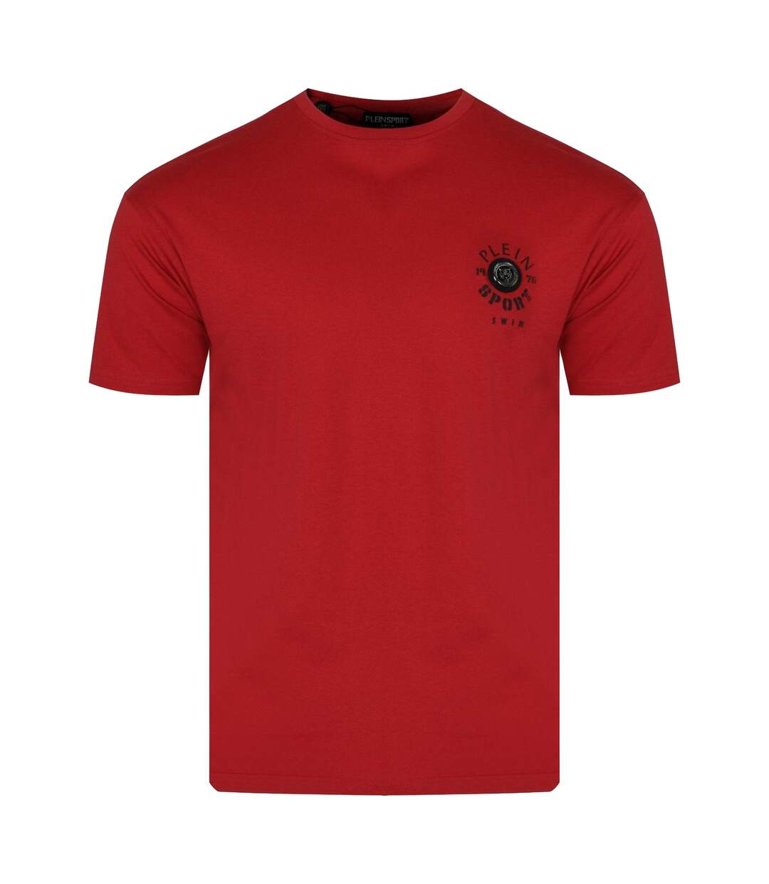 T-shirt Motif/style Logo Dans Cercle Homme Rouge Plein Sport-2