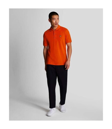 Polo Uni Homme Orange Lyle & Scott