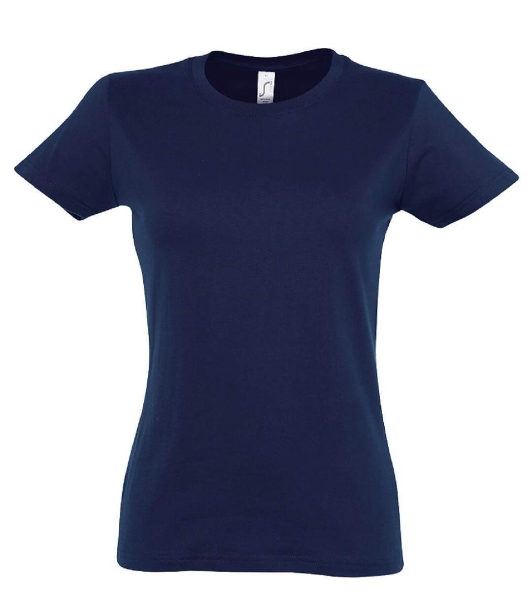 T-shirt manches courtes - Femme - 11502 - bleu marine clair