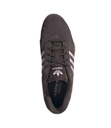 Womens/ladies Adiracer Lo Suede Trainers Brown Pink Adidas