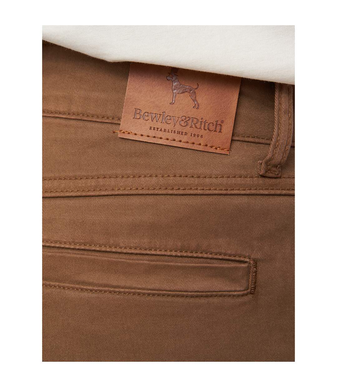 Chino Tasman Homme Taupe Bewley & Ritch-4