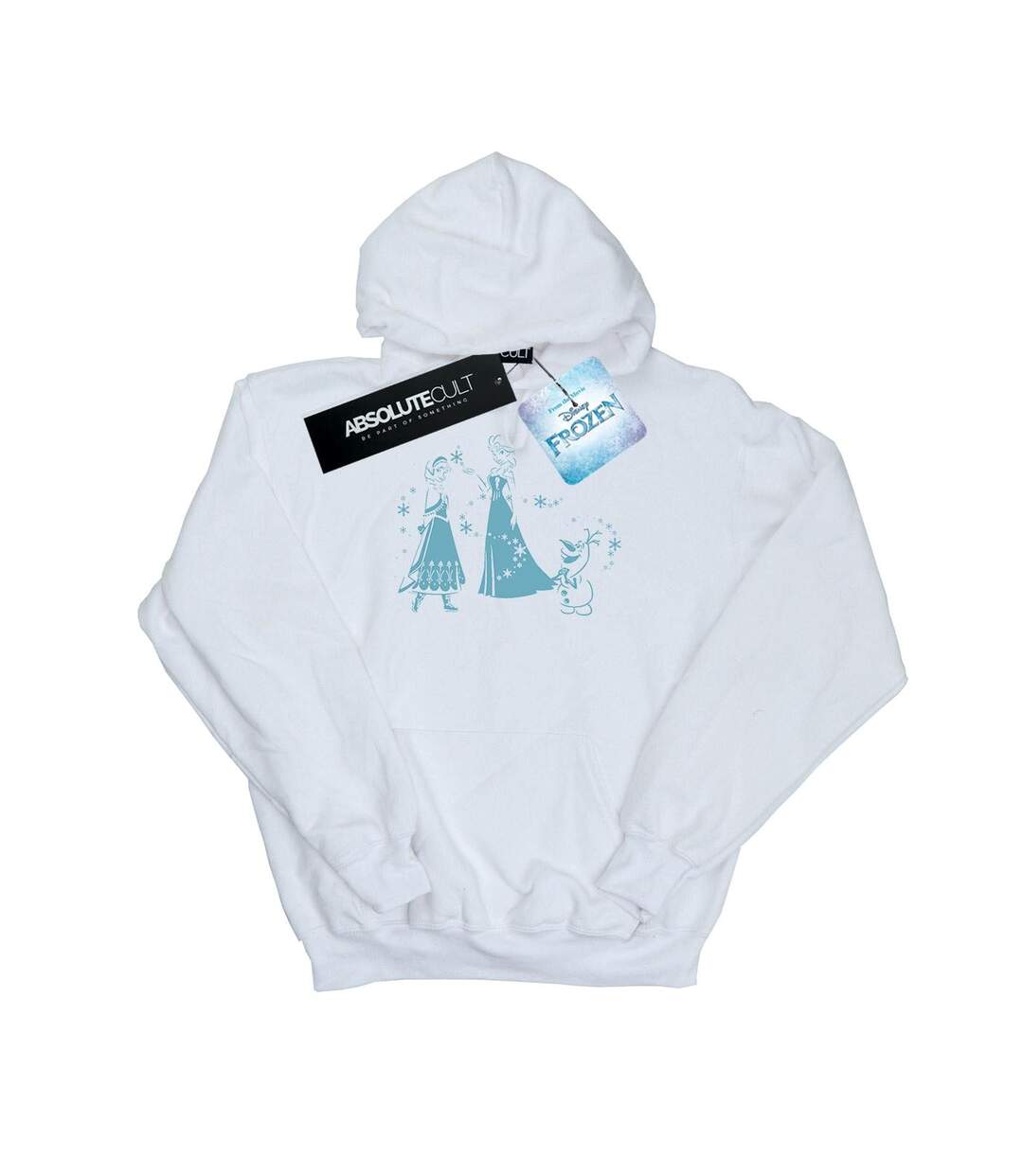 Disney Sweat à capuche Frozen Magic Snowflakes Womens/Ladies (Blanc) - UTBI8275-1