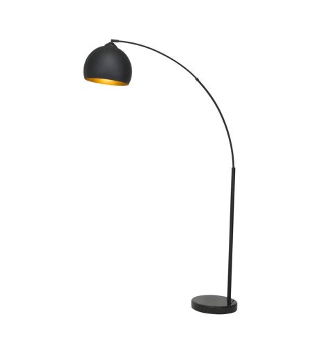 Lampadaire en métal Contempo Chic - H. 175 cm - Noir