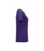 Womens/ladies New Classic T-shirt Bright Lilac Clique-4
