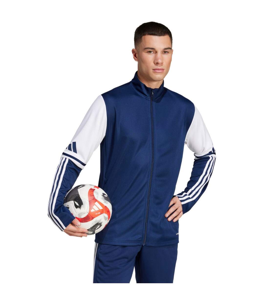 Veste Entraînement Squadra Homme Bleu Marine Blanc Adidas-4