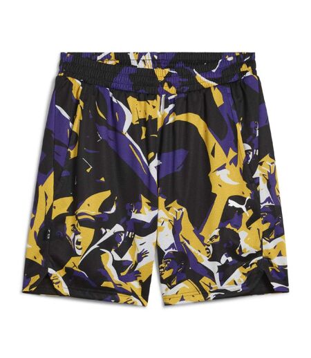 Short noir/jaune homme puma rival rage