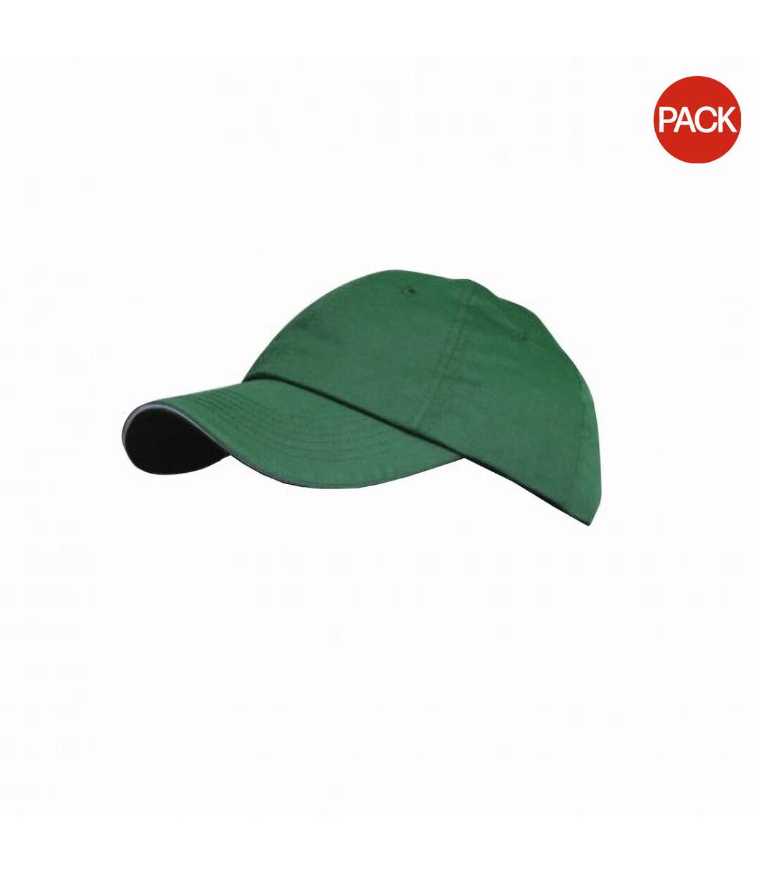 Lot de 2  casquettes adulte vert/mastic Result-1