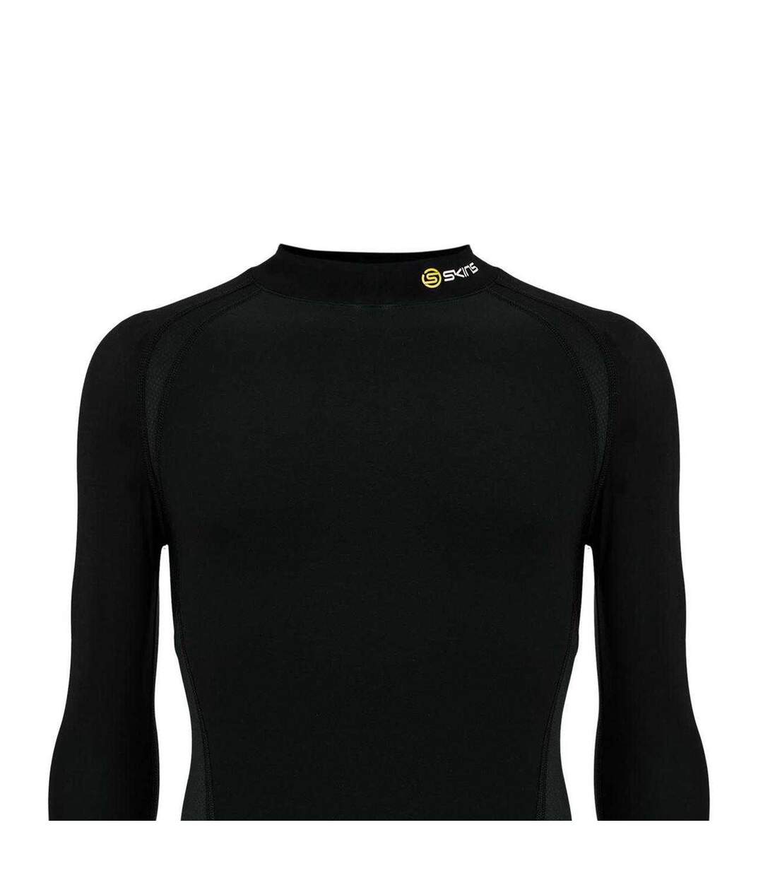 Mens G400 Plain Performance Long-sleeved Top Black Skins-3